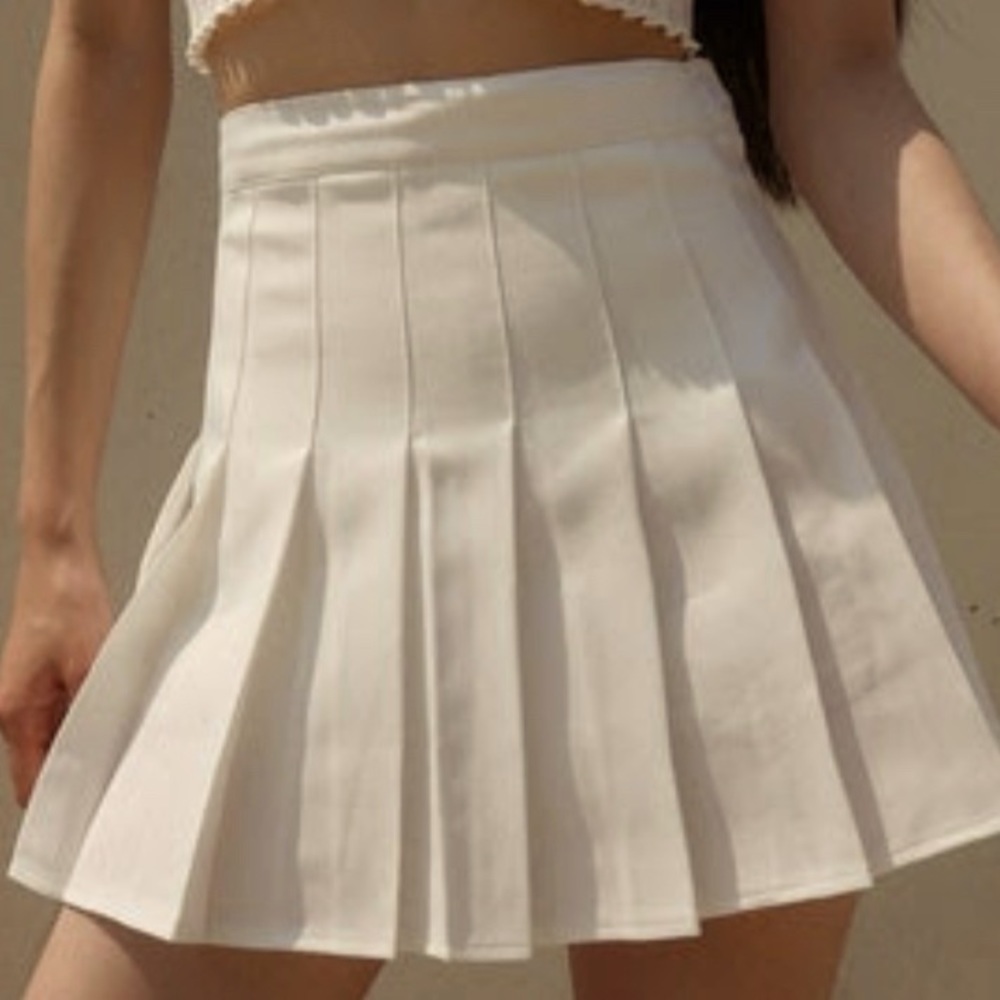 NWOT Handmade Pleated Tennis Skirt
